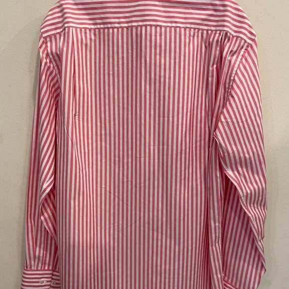Solemare Shirt Maus and Hoffman Italy Red Stripe Buttondown - Picture 6 of 9